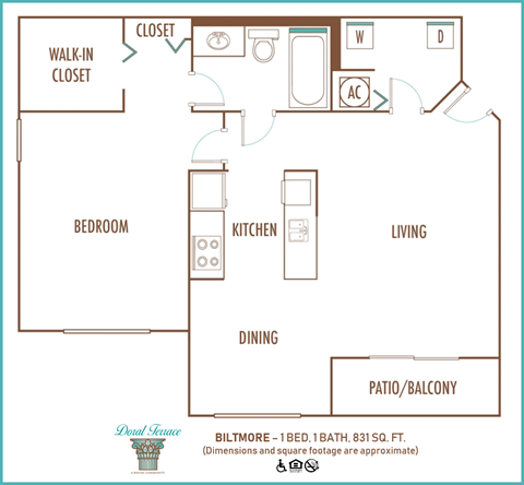 1 BED 1 BATH - BILTMORE - DORAL TERRACE
